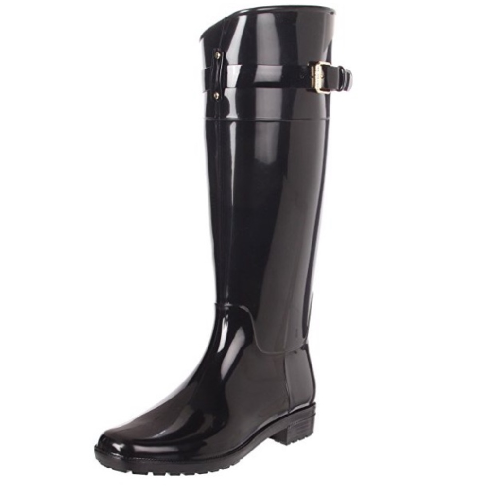 Ralph Lauren Black Rossalyn II Rainboots